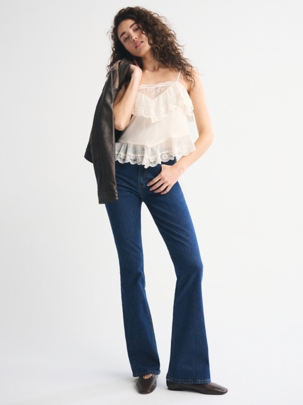 Abercrombie High Rise Bootcut Jean